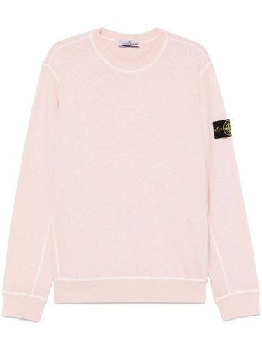 Sweatshirt With Compass Appliqué - Stone Island - Modalova
