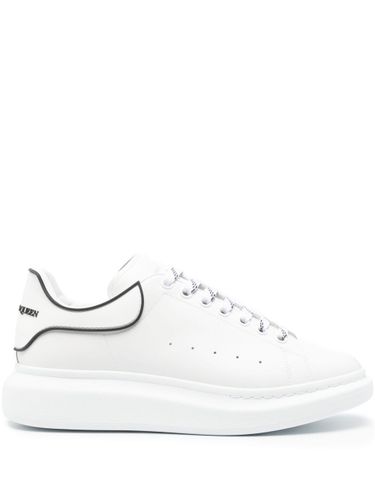 Leather Sneaker With Logo - Alexander McQueen - Modalova