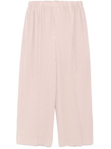 Pleated Crop Trousers - HOMME PLISSE' ISSEY MIYAKE - Modalova