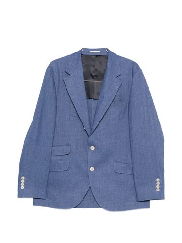 Linen Single-Breasted Suit - Brunello Cucinelli - Modalova