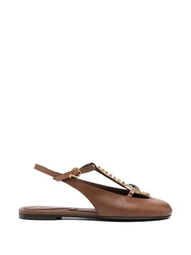 Etro Leather Slingback Pumps - Etro - Modalova