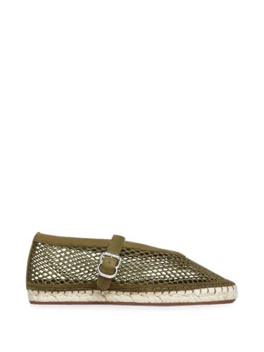 Net And Suede Leather Espadrilles - Alaïa - Modalova