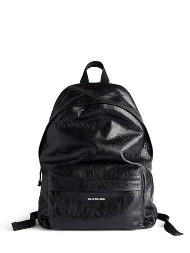 Explorer Leather Backpack - Balenciaga - Modalova