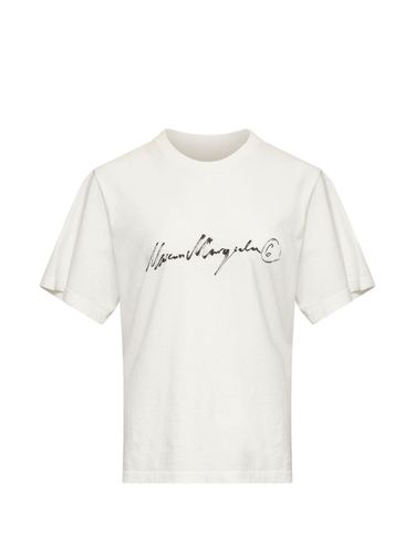 Logo Cotton T-Shirt - MM6 Maison Margiela - Modalova