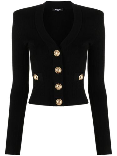 Balmain Buttoned V-Necked Cardigan - Balmain - Modalova