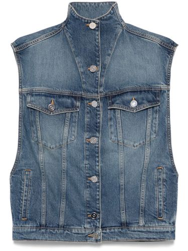 Alaïa Denim Cotton Vest - Alaïa - Modalova