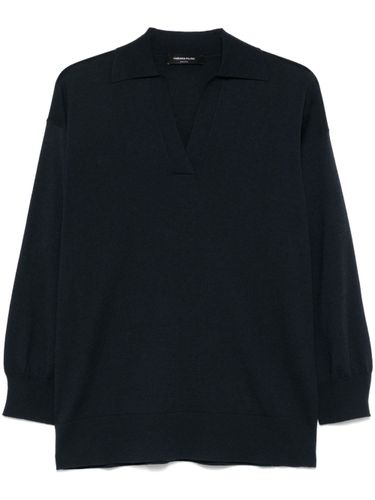 Wool And Cotton Blend Polo Shirt - Fabiana Filippi - Modalova