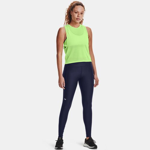 Legging long HeatGear® No-Slip Waistband Midnight Marine / Blanc S - Under Armour - Modalova