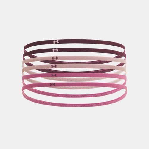 Mini-bandeaux élastiques , lot de six Marron foncé / Fuchsia Dusk / Tourmaline Rose TAILLE UNIQUE - Under Armour - Modalova