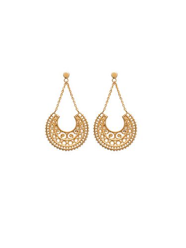Boucles d'oreilles pendantes arabesques - Balsamik - Modalova