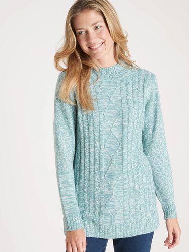 Pull col montant maille torsadée - Daxon - Modalova