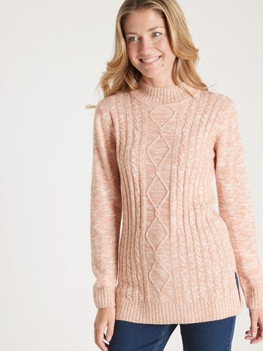 Pull col montant maille torsadée - Daxon - Modalova