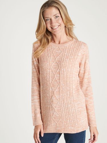Pull torsadé encolure ronde - Daxon - Modalova