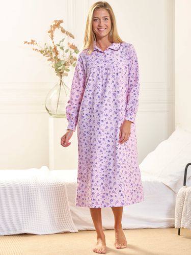 Chemise de nuit en flanelle - Daxon - Modalova