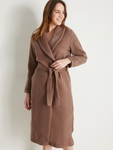 Robe de chambre en molleton courtelle - Daxon - Modalova