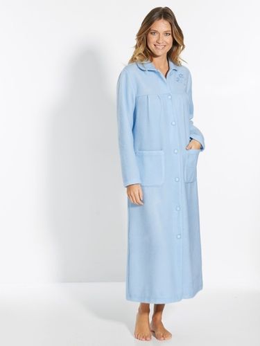 Robe de chambre col Claudine courtelle - Daxon - Modalova