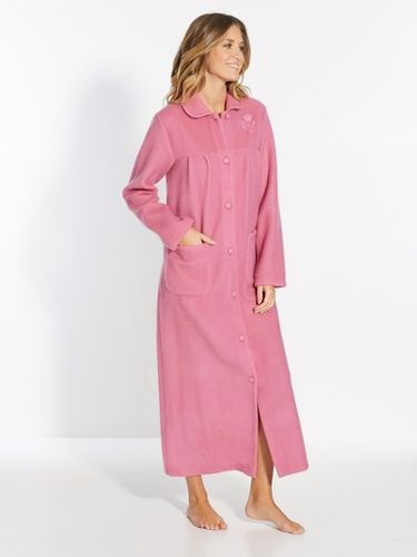 Robe de chambre col Claudine courtelle - Daxon - Modalova