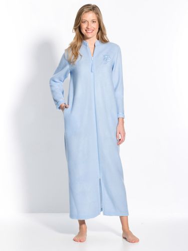 Robe de chambre zip molleton courtelle - Daxon - Modalova