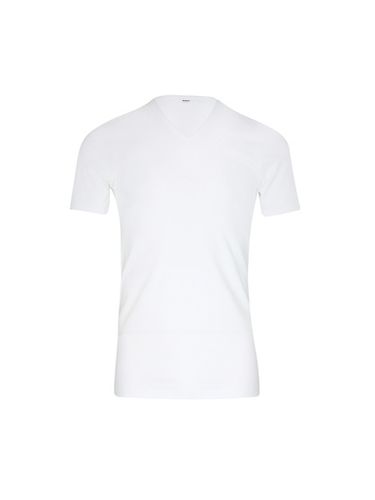 Tee-shirt encolure V, pur coton - Eminence - Modalova