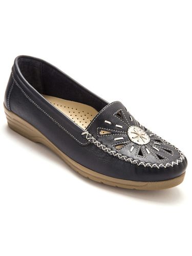 Mocassins ajourés largeur confort - Pédiconfort - Modalova