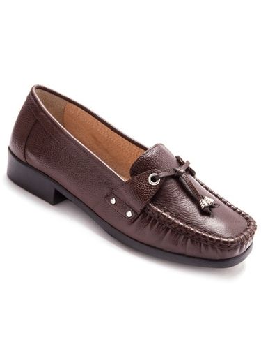 Mocassins en cuir plateau cousu main - Pédiconfort - Modalova