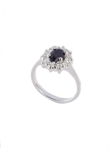 Bague saphir véritable argent - Daxon - Modalova