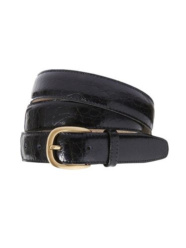 Ceinture cuir réglable imitation croco - Daxon - Modalova
