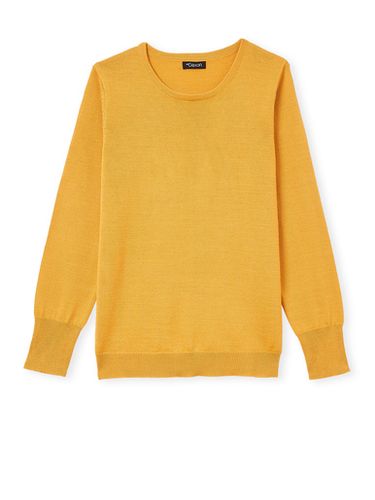 Pull encolure ronde 50% laine mérinos - Daxon - Modalova