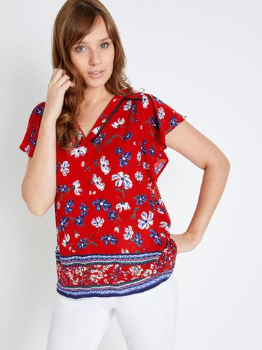 Blouse à manches volantées froncées - Daxon - Modalova