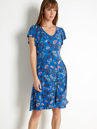 Robe à volants, manches courtes - Daxon - Modalova