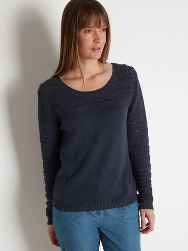 Pull fantaisie points ajourés - Daxon - Modalova