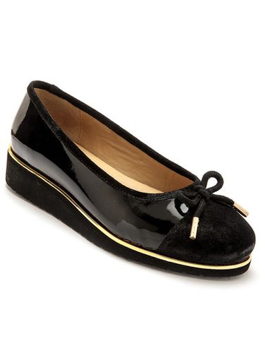 Ballerines fantaisie en cuir - Pédiconfort - Modalova