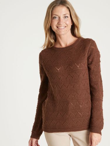 Pull fantaisie avec laine et alpaga - Daxon - Modalova