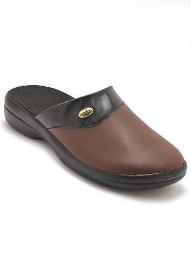 Mules mixtes cuir intérieur éponge - Pédiconfort - Modalova