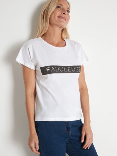 Tee-shirt à message Fabuleuse - Daxon - Modalova
