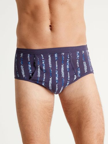 Lot de 4 slips hauts ouverts pur coton - Daxon - Modalova