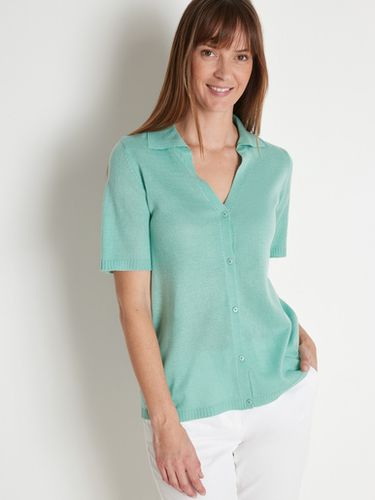 Gilet col polo manches courtes - Daxon - Modalova