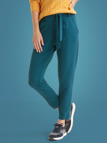 Pantalon élastiqué en maille - Daxon - Modalova