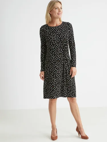 Robe maille fluide drapé fantaisie - Daxon - Modalova