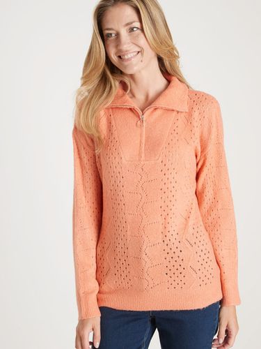 Pull col montant zippé - Daxon - Modalova