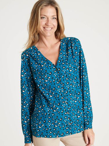 Blouse fluide encolure V - Daxon - Modalova