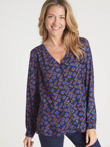 Blouse fluide encolure V - Daxon - Modalova