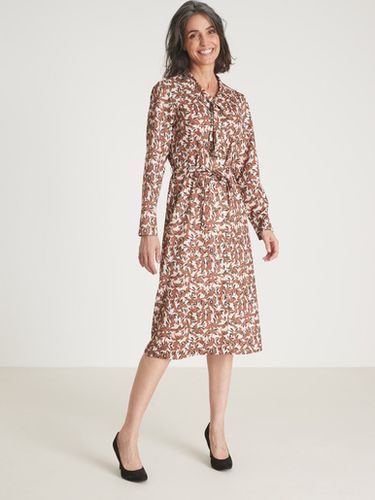 Robe élégante en maille col lavallière - Daxon - Modalova