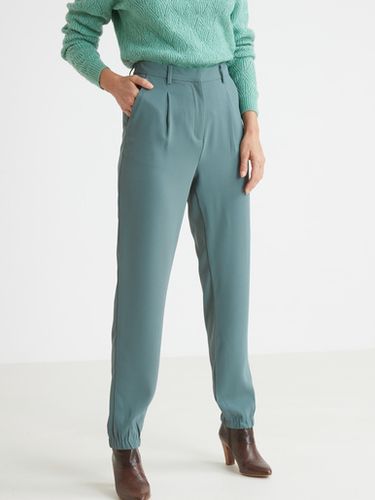 Pantalon élastiqué dos bas élastiqué - Daxon - Modalova