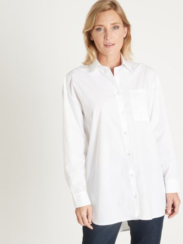 Chemisier long pur coton - Daxon - Modalova