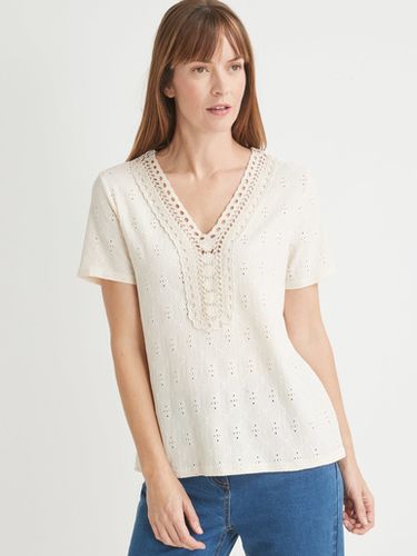 Tee-shirt avec macramé - Daxon - Modalova