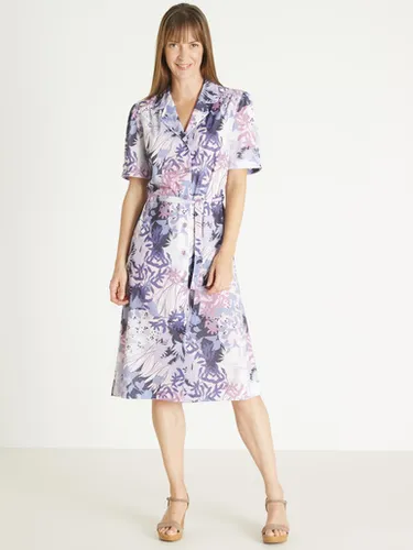 Robe en maille toute boutonnée - Daxon - Modalova