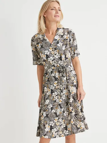 Robe col tailleur manches courtes - Daxon - Modalova