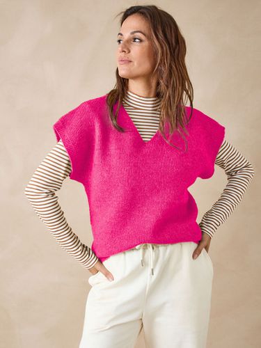 Pull sans manches avec laine et mohair - Daxon - Modalova