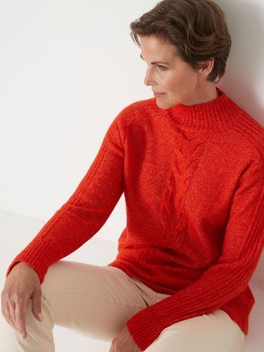 Pull col montant en jersey envers - Daxon - Modalova